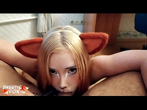 ❤️ Kitsune jibla 'dick u cum f'ħalqha ❤❌ Video anali lilna ﹏